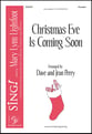Christmas Eve is Coming Soon Two-Part choral sheet music cover